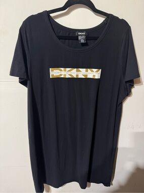 DKNY Plus Size T Shirt Dress